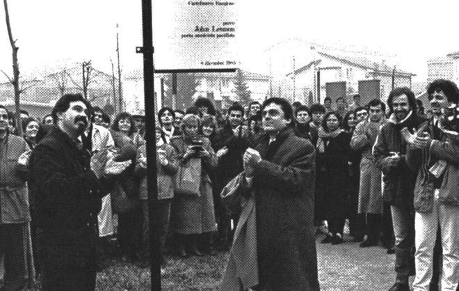 La Liberazione al parco Lennon con targhe per Antoni e Masini