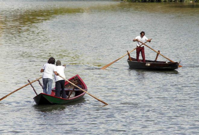 Lungo il Volano con i Barcar ad Puatel 