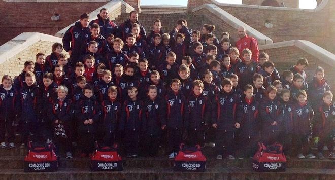 allo stadio raibosola con il comacchio lidi in campo 13 scuole calcio