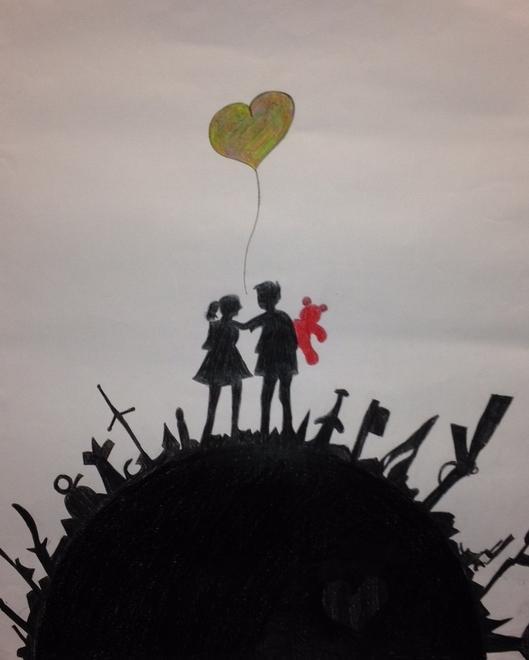 Marta disegna la pace e vince il concorso dei Lions