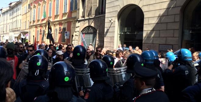 Scontri, i video sotto la lente della Digos 