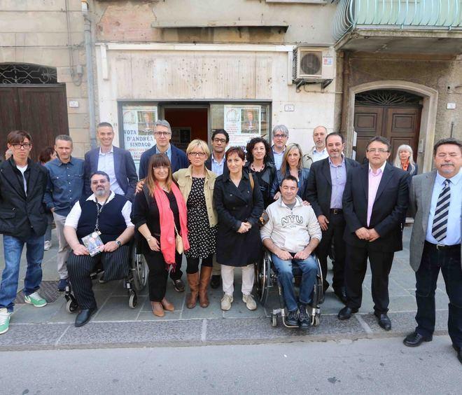D’Andrea in piazza Gioberti apre il suo point elettorale