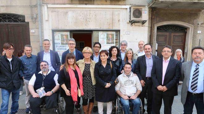 D’Andrea in piazza Gioberti apre il suo point elettorale