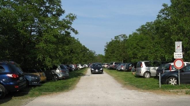 Sosta selvaggia al parco durante la Vulandra