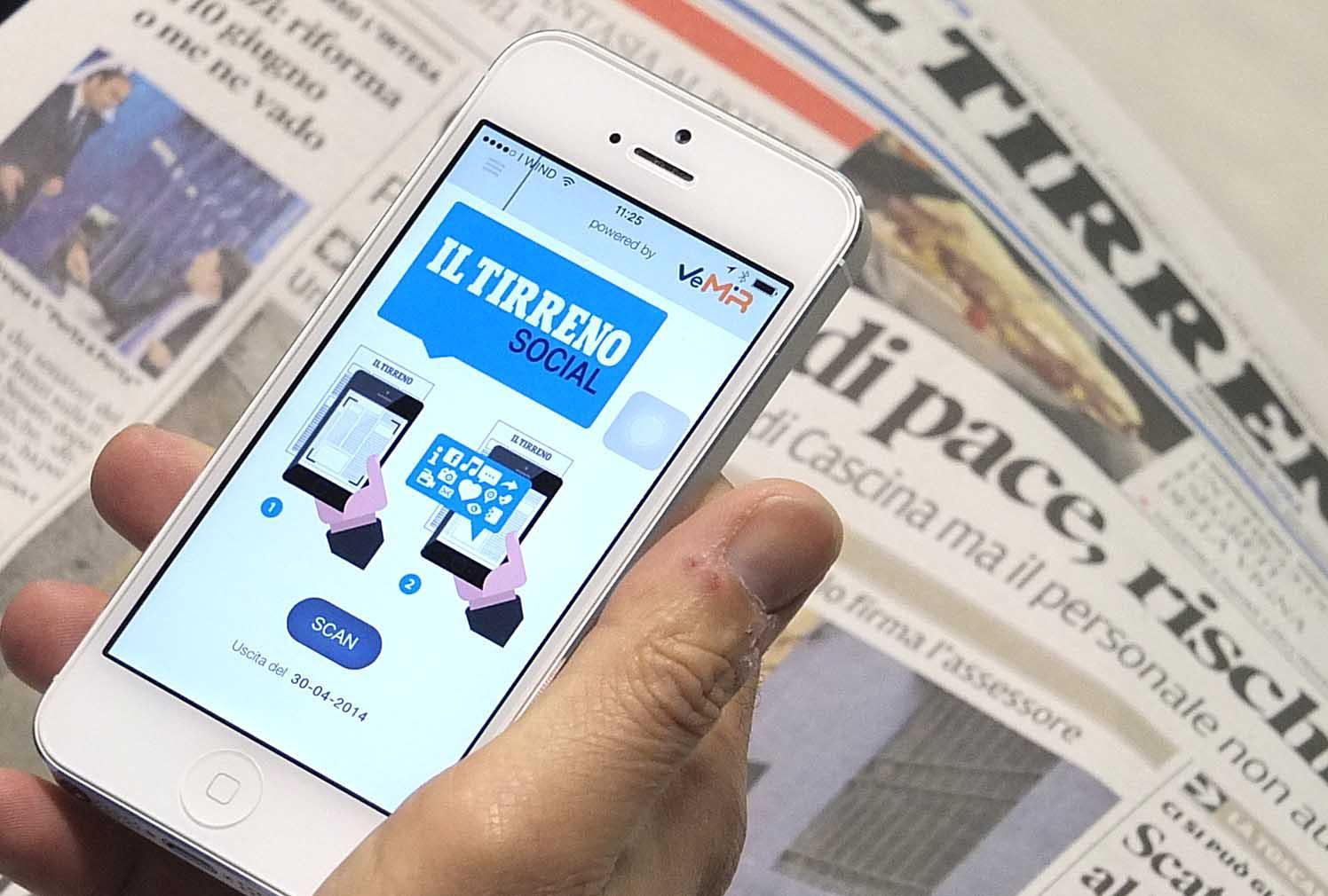 Con la nuova app “Tirreno social” il giornale diventa mobile 
