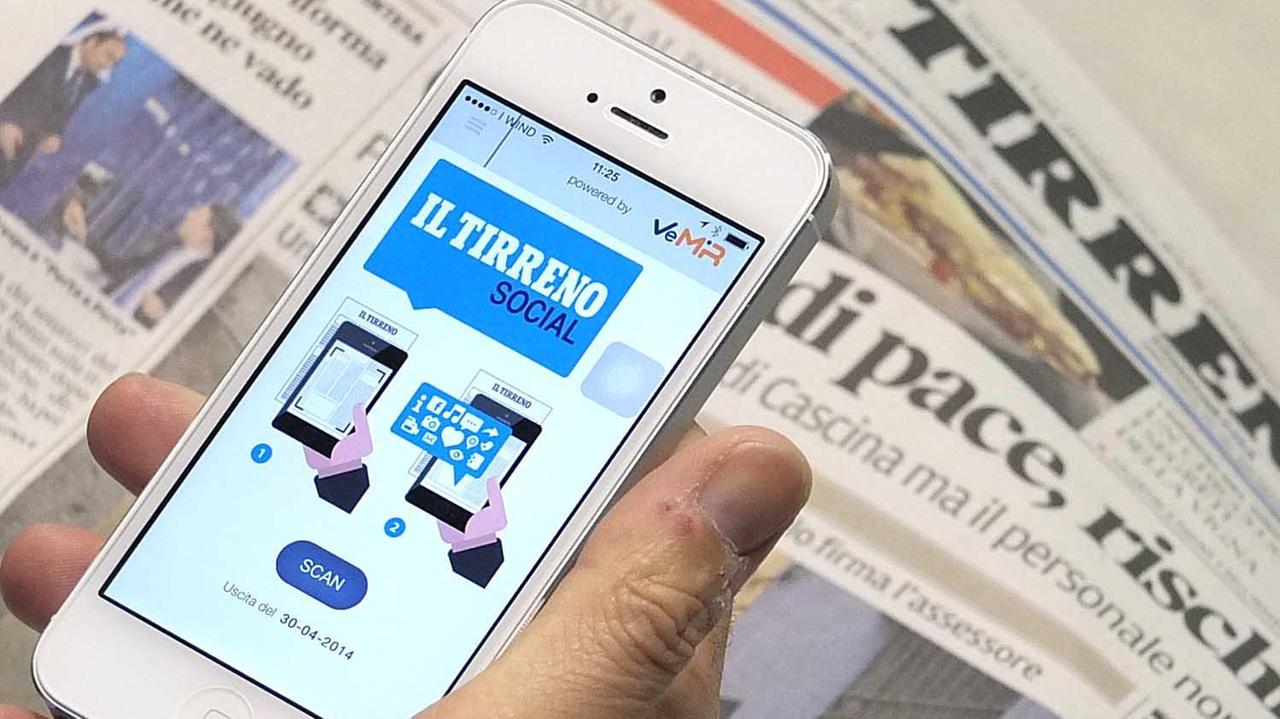 Con la nuova app “Tirreno social” il giornale diventa mobile