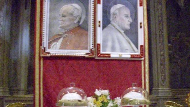 Le reliquie dei Papi santi per tre giorni in Cattedrale