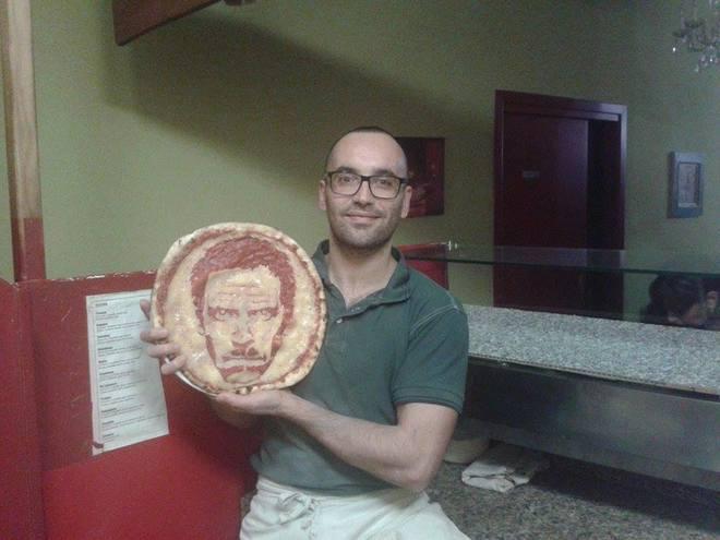 La pizza creativa a Siniscola ha il volto delle star del cinema 