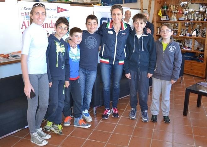 La campionessa olimpica Sensini in visita al Club Arzachena
