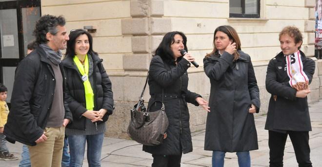 Tappa euroelettorale in piazza Garibaldi