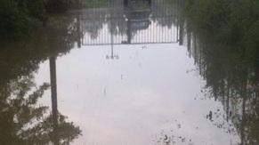 A Riolo campi e giardini allagati