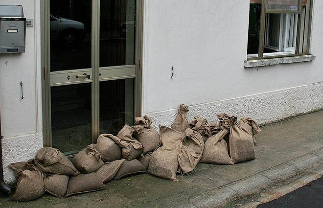 Un torrente d’acqua ha invaso le case 