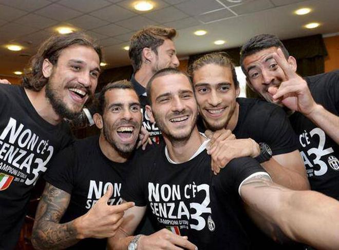 Festa scudetto in casa Juventus
