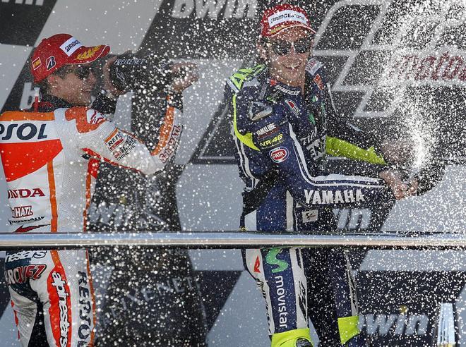 Marquez domina, Rossi vince la gara degli altri 