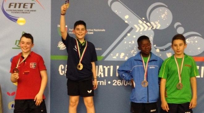 Campionati Italiani Giovanili 2014 Gualdi d’argento nel singolo