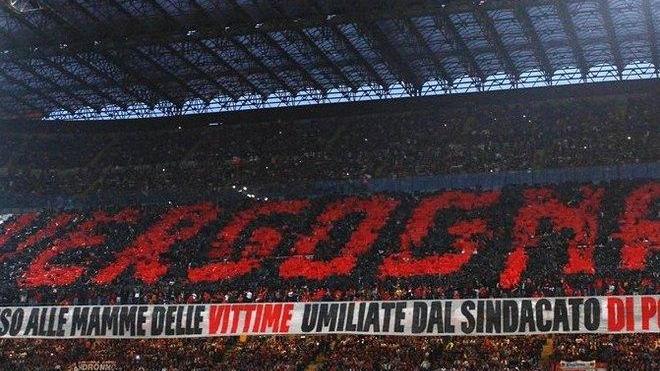«Fantastici tifosi del Milan»
