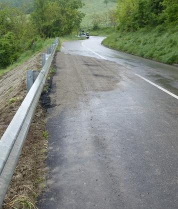 Frane, finiti i lavori sulla Provinciale 26