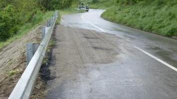 Frane, finiti i lavori sulla Provinciale 26