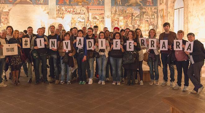Le “Invasioni Digitali” fanno risaltare Ferrara
