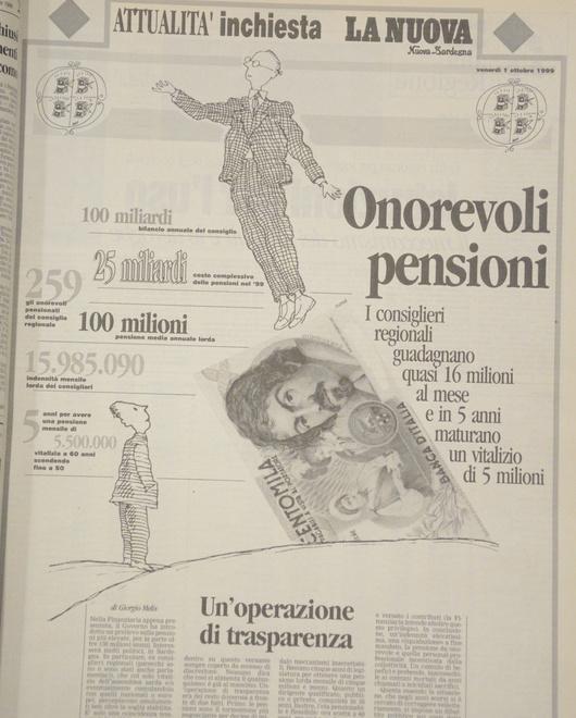 i vitalizi della regione»la lista