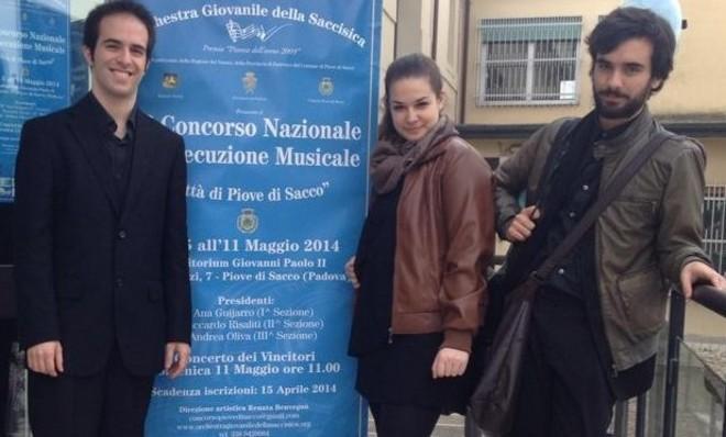 Il Trio Florestano trionfa a Piove di Sacco