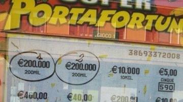 “Gratta e vinci” da 200mila euro