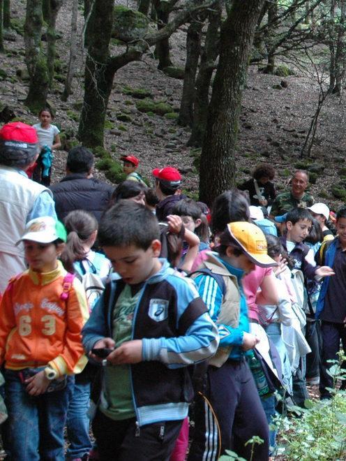 Alunni delle scuole a lezione dai cacciatori di “Sas costas”