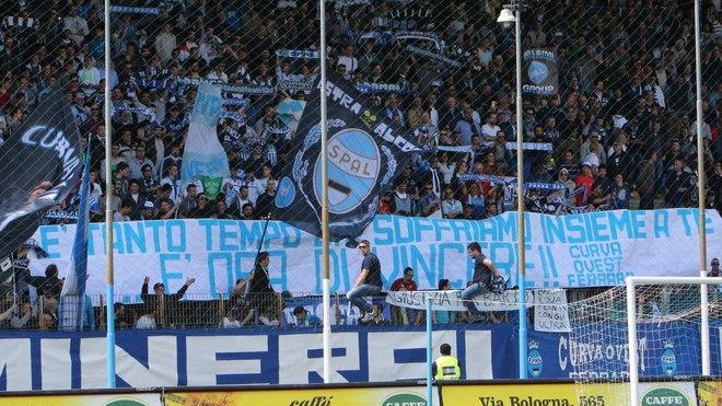 Il pubblico del Mazza ha portato la Spal su un altro pianeta