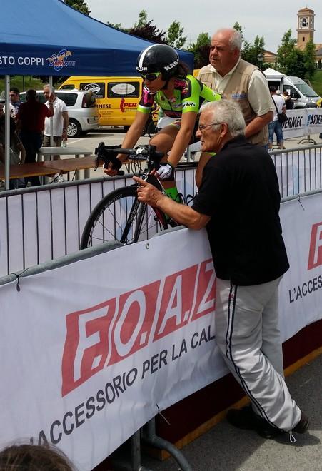 Valentina Iaccheri e una cronometro fatta di... bronzo 