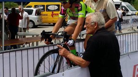 Valentina Iaccheri e una cronometro fatta di... bronzo