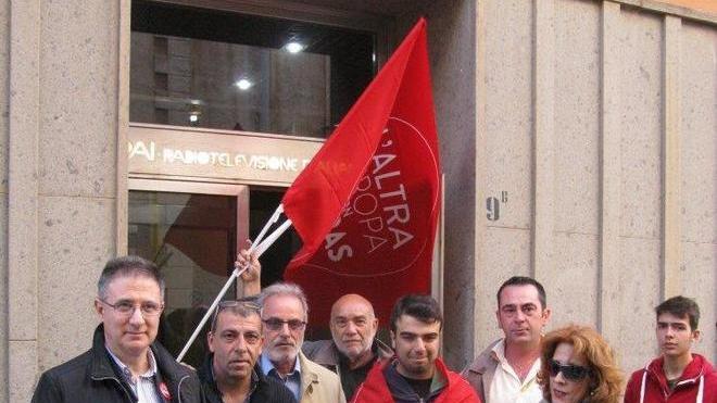 Protesta della lista Tsipras: la Rai ci penalizza