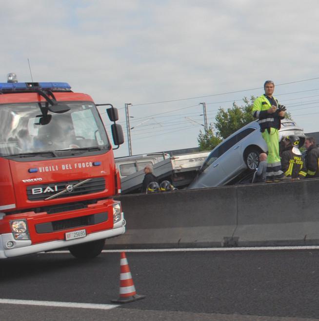 Tamponamento a catena sull’autostrada 