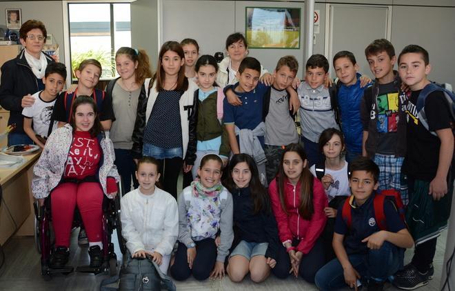 Gli scolari-cronisti visitano a Olbia La Nuova Sardegna