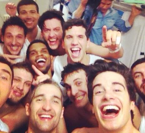 Il selfie biancazzurro del successo 