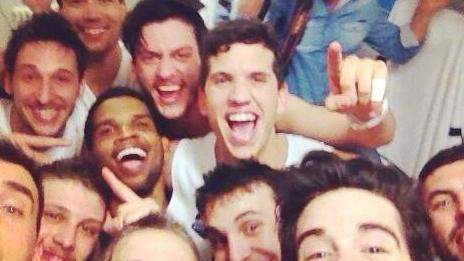 Il selfie biancazzurro del successo