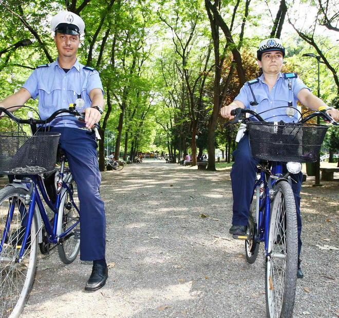 Nei parchi tornano sino a settembre i vigili in bicicletta