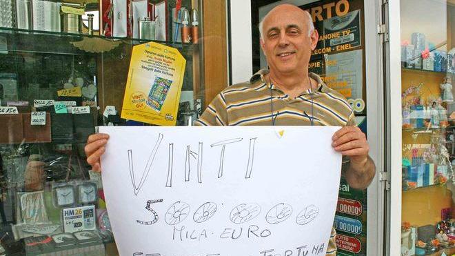 Stregato dalla fortuna: un colpo da 500mila euro