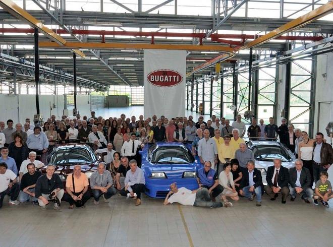 Bugatti, a Campogalliano 200 ex dipendenti per ricordare - FOTO - VIDEO