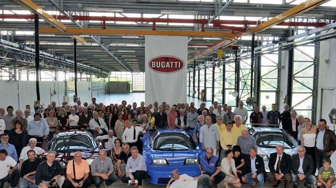 Bugatti, a Campogalliano 200 ex dipendenti per ricordare - FOTO - VIDEO