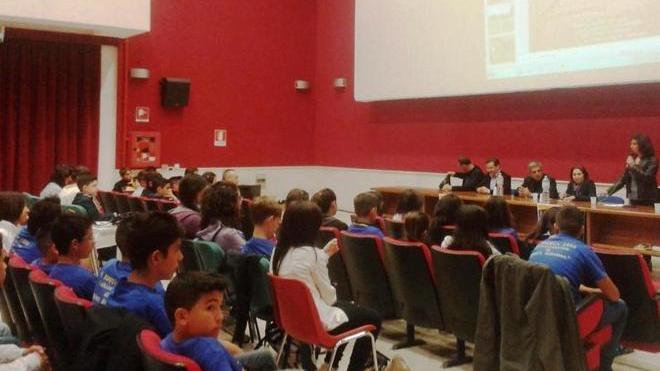 I ragazzi studiano il territorio