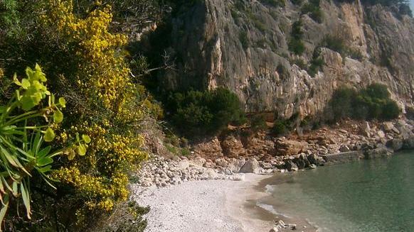 Una vetrina promozionale al “Sardinien” di Stoccarda