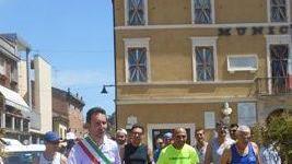 Staffetta nei comuni colpiti dal sisma