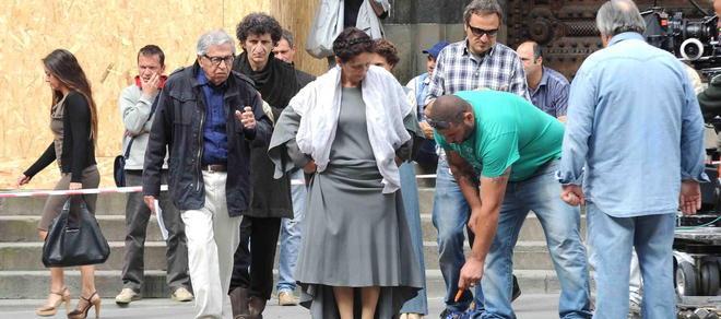 In piazza Duomo a Pistoia le riprese del film dei fratelli Taviani 