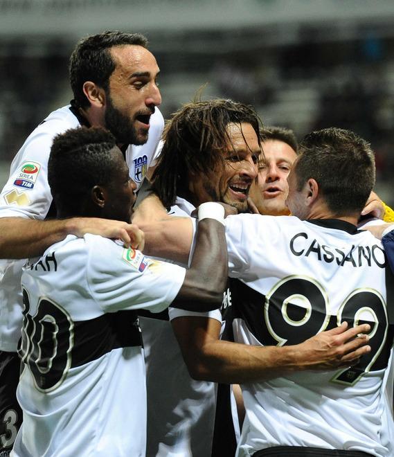  Amauri regala l’Europa League al Parma 