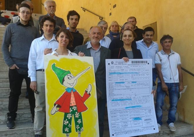 «Grande multa e naso per il Piccolo Putin»