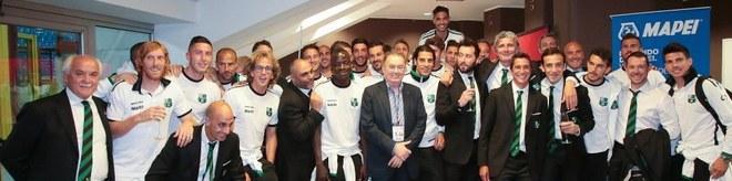Sassuolo, a S. Siro festa con Squinzi. Domani coi tifosi 