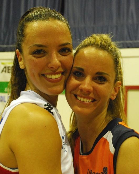 Maura e Ana, bellezze del basket e della tv