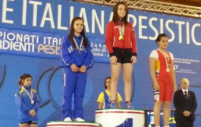 Medaglia d’oro per Giulia Corbu 