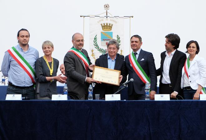 Terremoto, Errani cittadino onorario