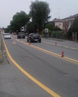 Nuova viabilità provvisoria per i lavori ai marciapiedi